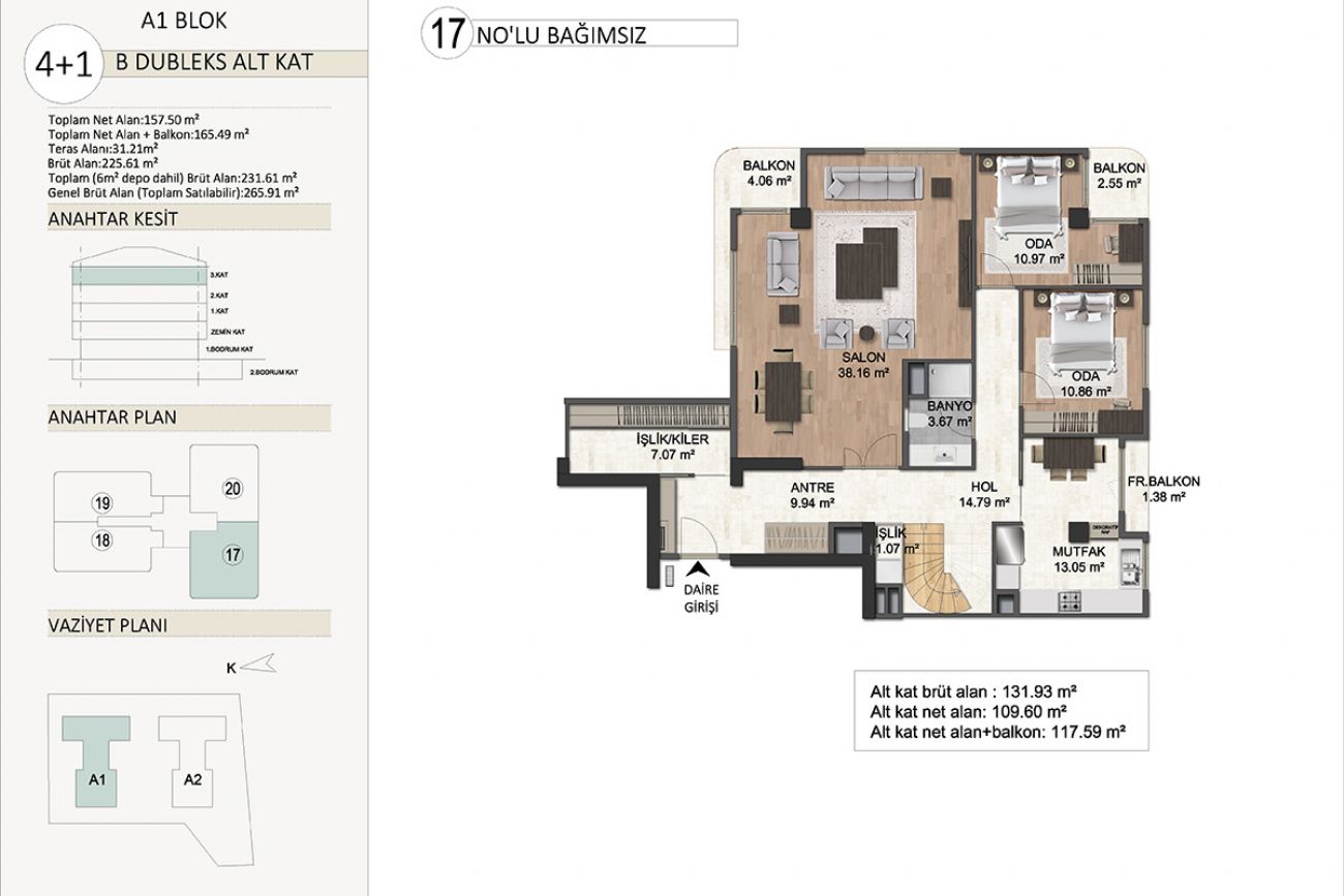 Babacan Gardenia Floor Plans, Real Estate, Property, Turkey