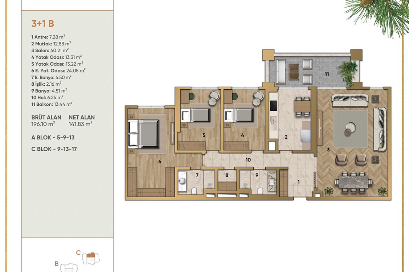 Özak Göktürk Doa Floor Plans, Real Estate, Property, Turkey