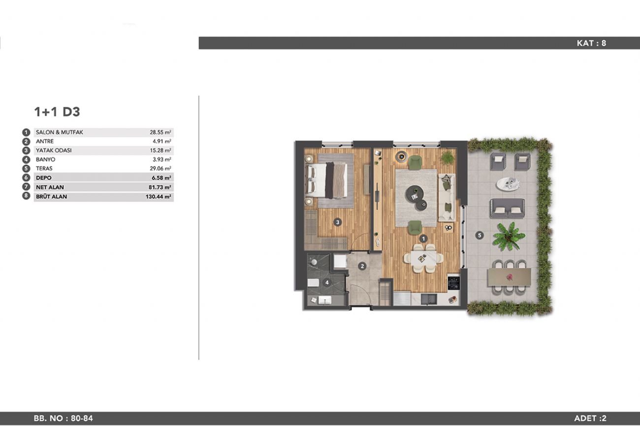 Azure Teras Floor Plans, Real Estate, Property, Turkey