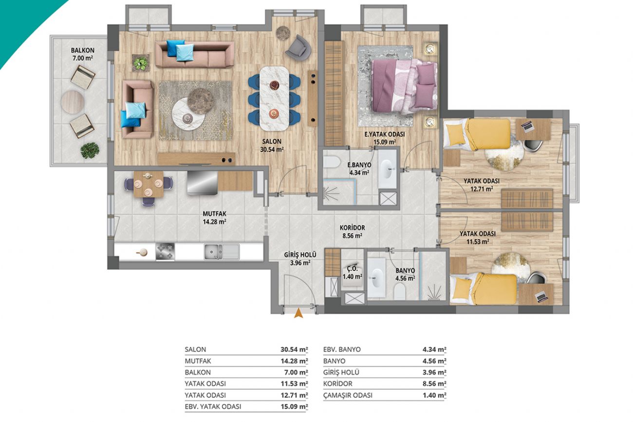 Boutıque Panorama Floor Plans, Real Estate, Property, Turkey