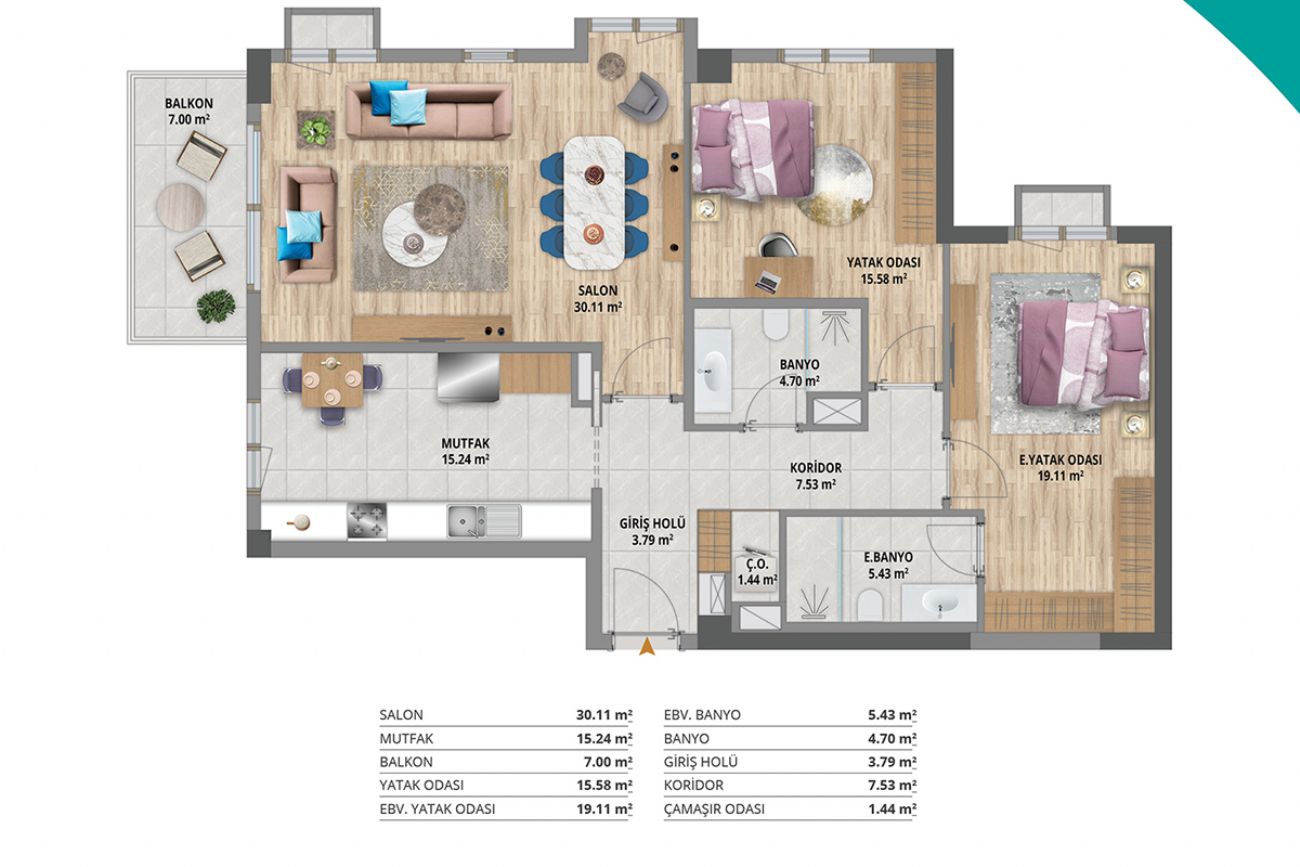 Boutıque Panorama Floor Plans, Real Estate, Property, Turkey