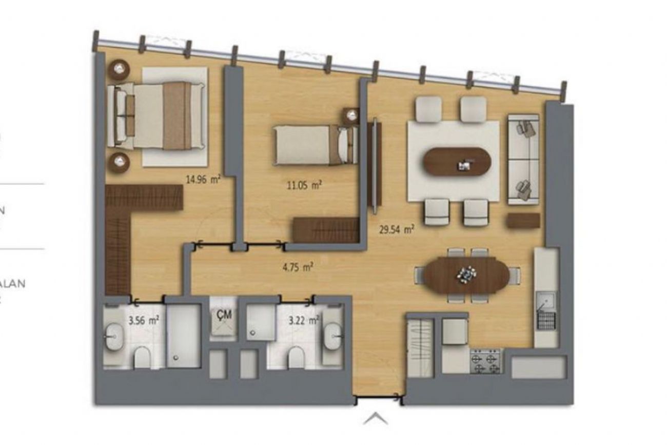 Rotana Bomonti  Floor Plans, Real Estate, Property, Turkey