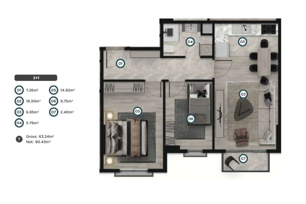 The K.A Housıng  Floor Plans, Real Estate, Property, Turkey