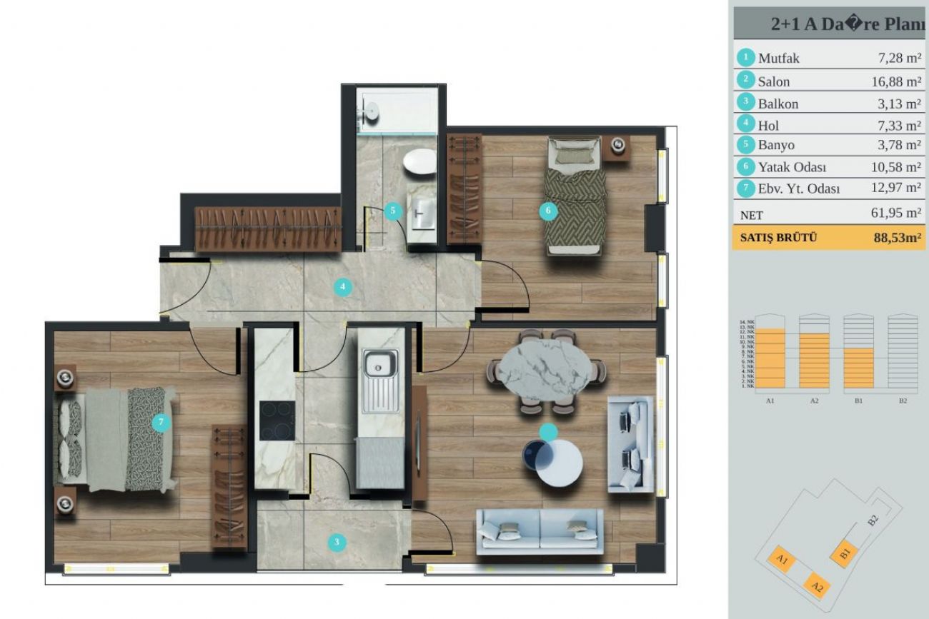 Elite Erenköy Floor Plans, Real Estate, Property, Turkey