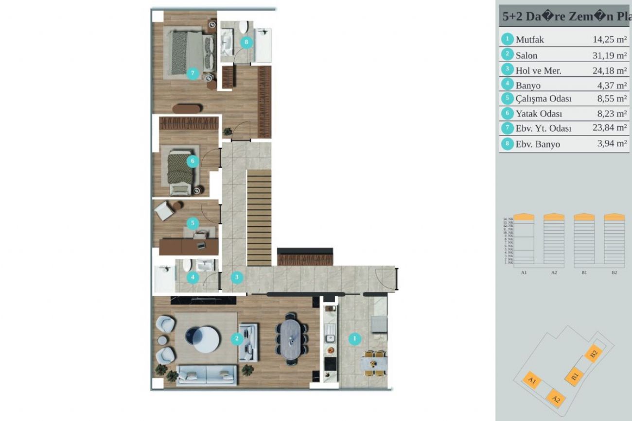 Elite Erenköy Floor Plans, Real Estate, Property, Turkey