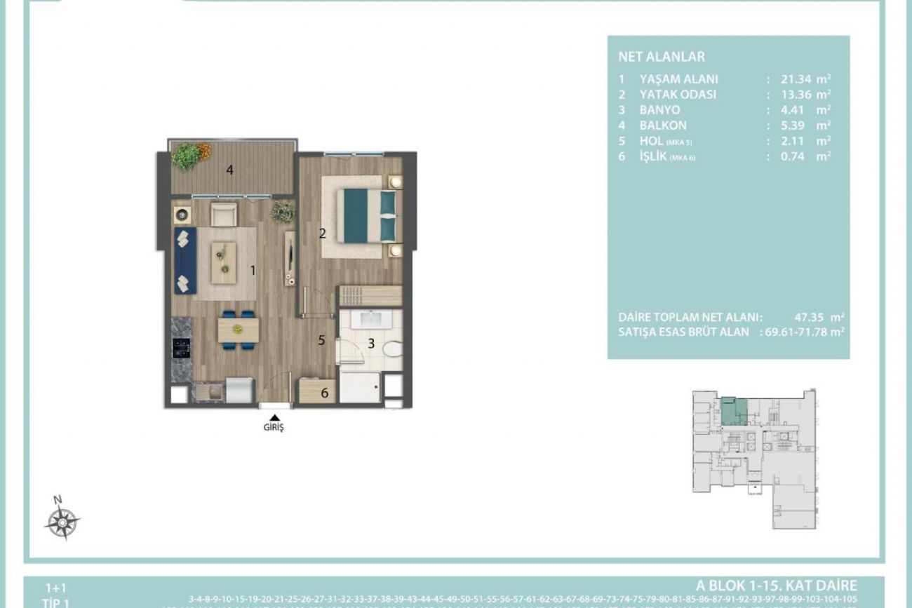 Modernyaka Ispartakule Floor Plans, Real Estate, Property, Turkey