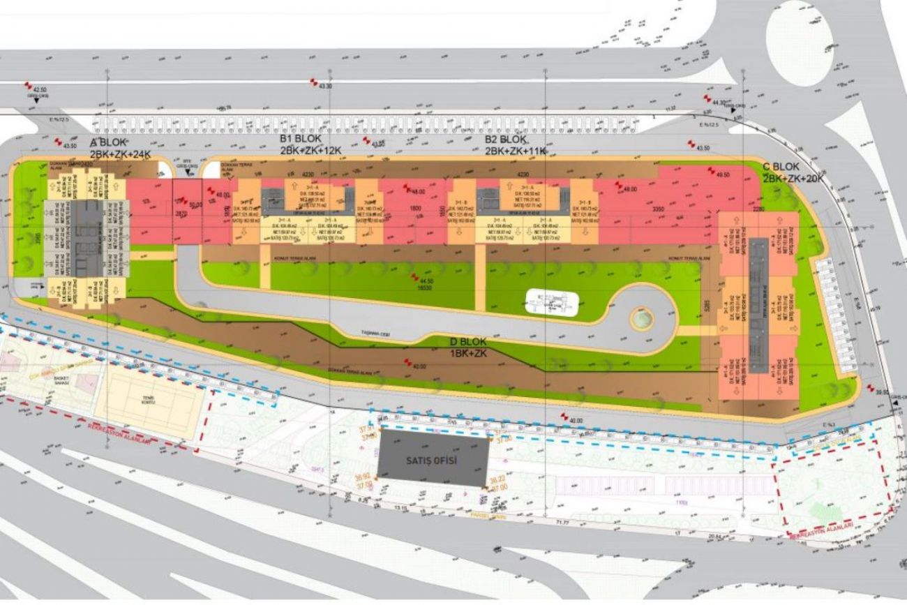 Modernyaka Ispartakule Floor Plans, Real Estate, Property, Turkey