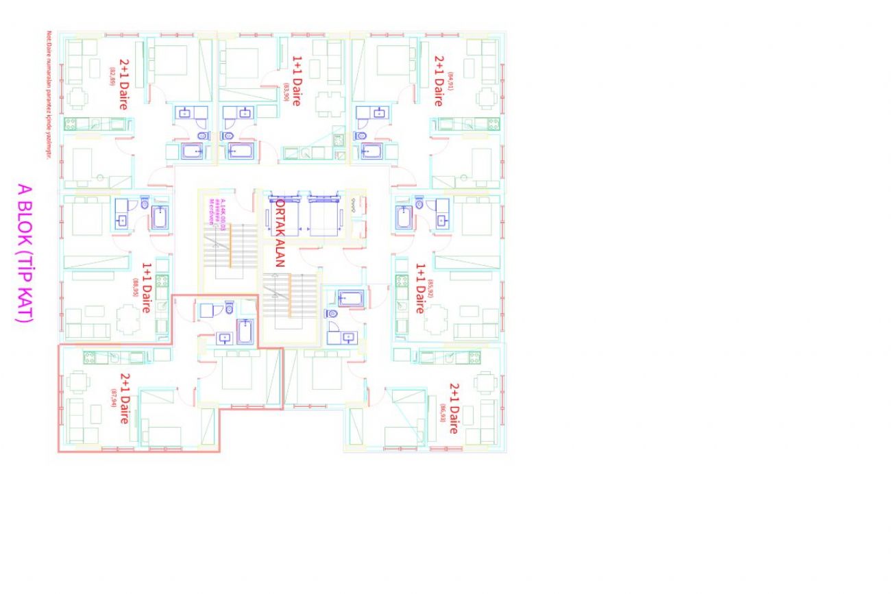 E-5 Floor Plans, Real Estate, Property, Turkey