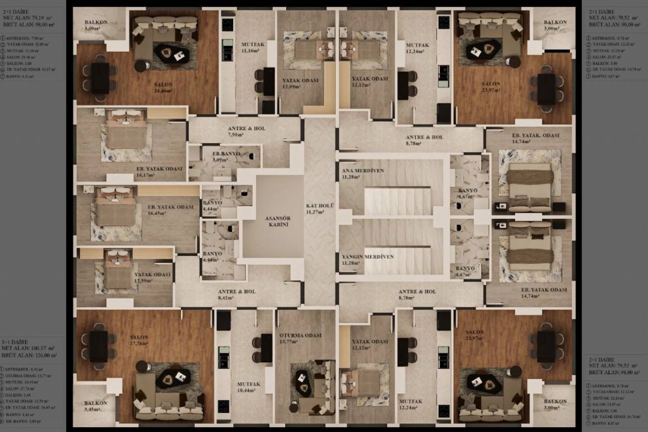 Park İstasyon Floor Plans, Real Estate, Property, Turkey