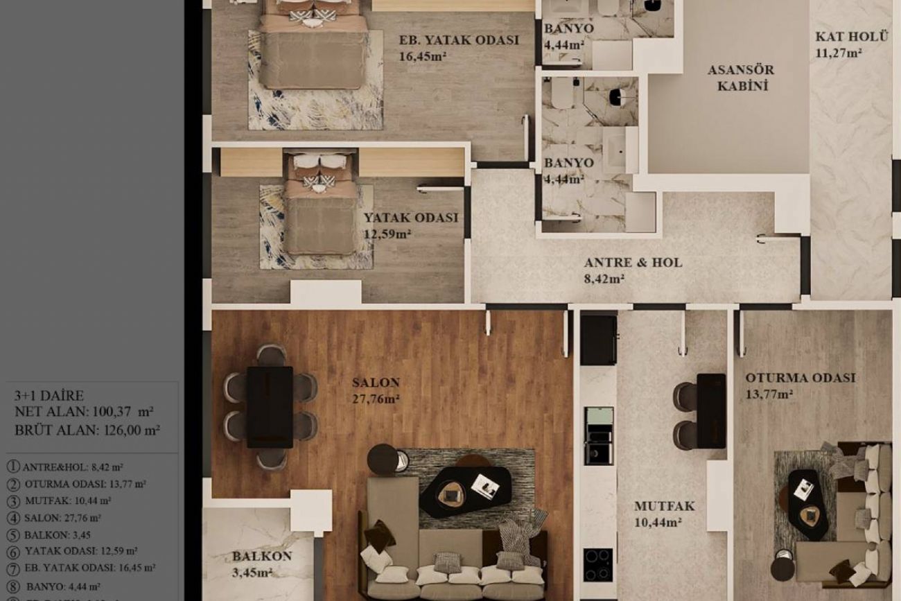 Park İstasyon Floor Plans, Real Estate, Property, Turkey