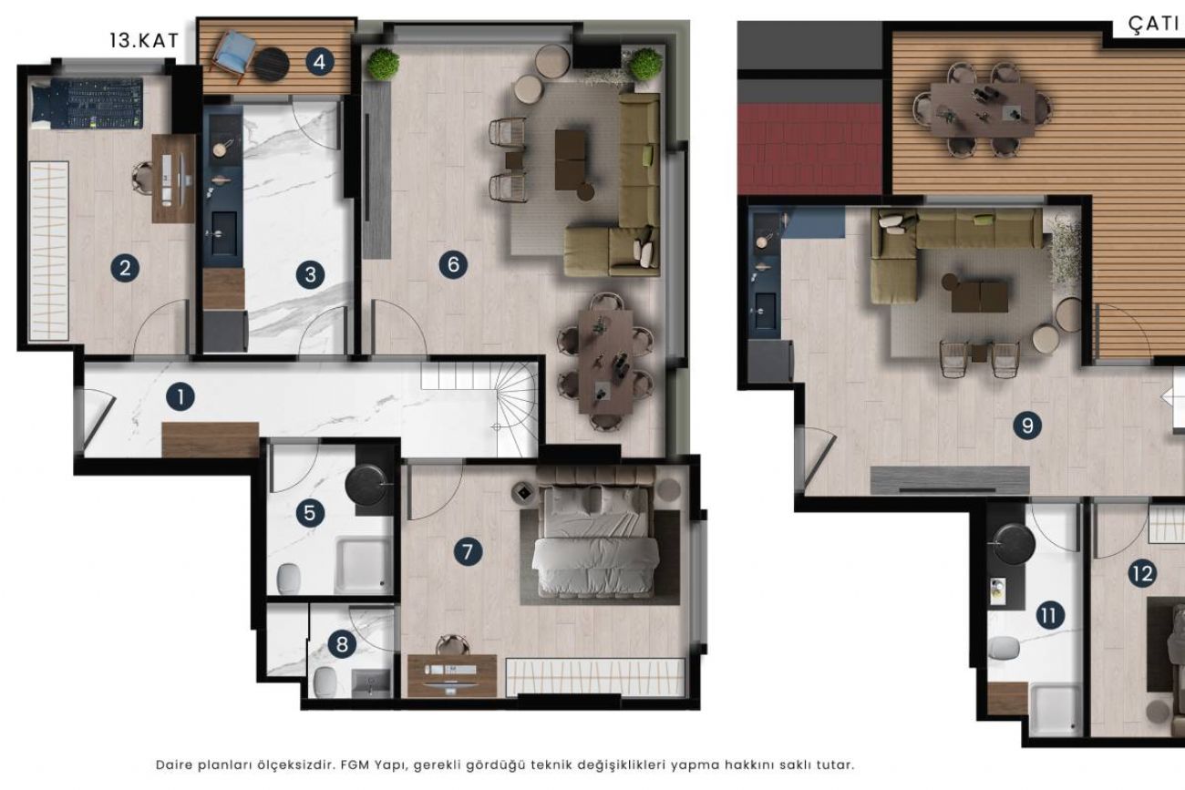 Bostancı Moderm Floor Plans, Real Estate, Property, Turkey