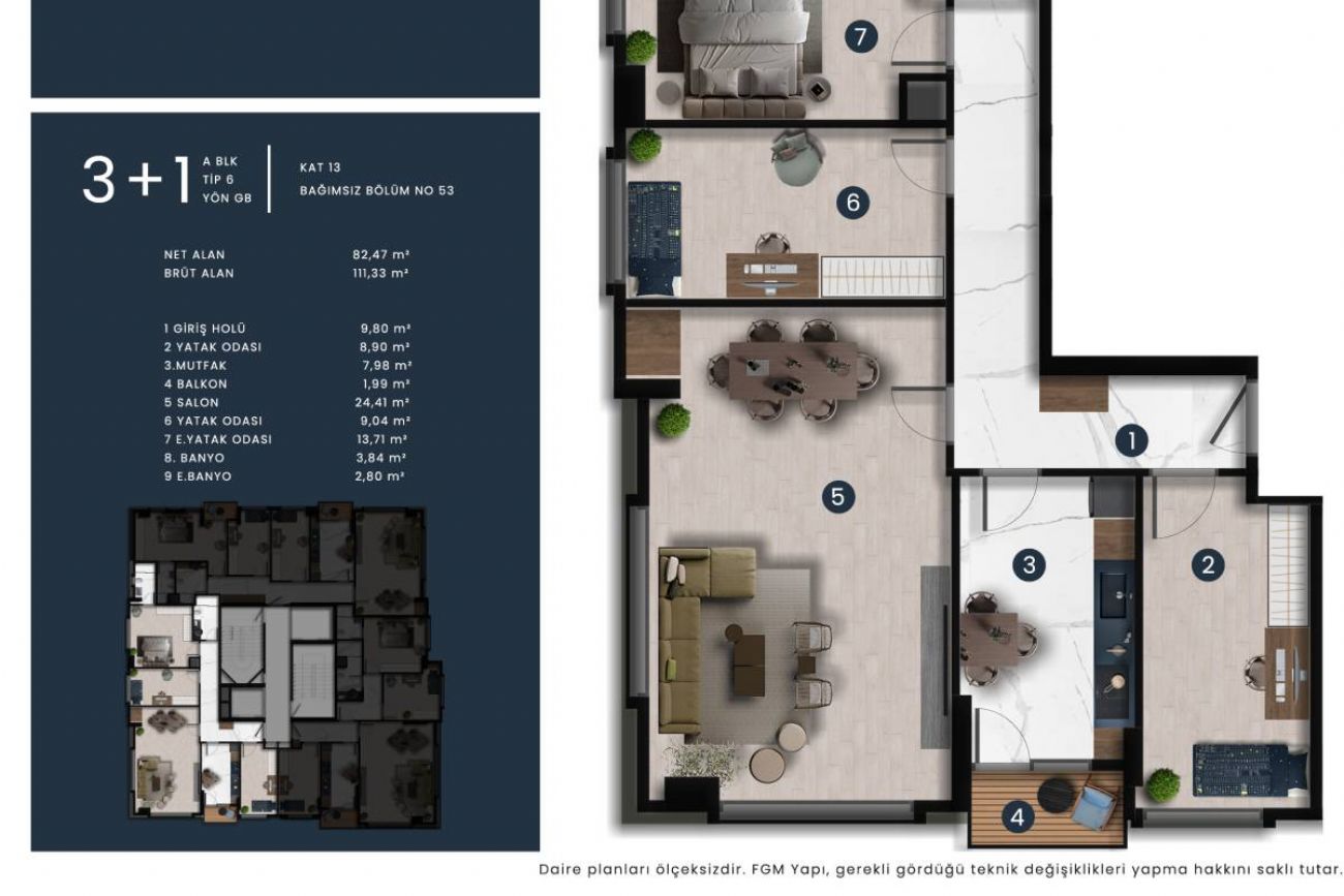 Bostancı Moderm Floor Plans, Real Estate, Property, Turkey