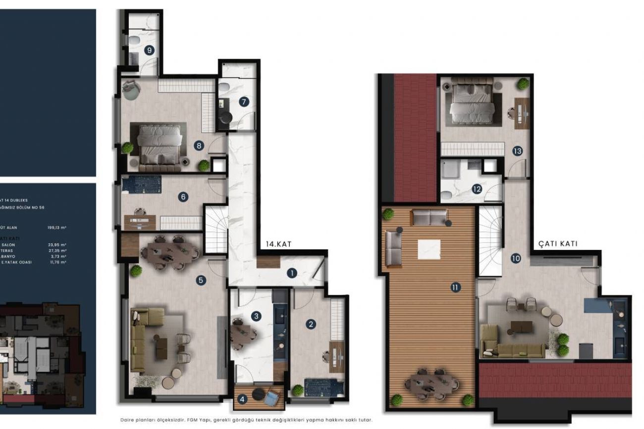 Bostancı Moderm Floor Plans, Real Estate, Property, Turkey