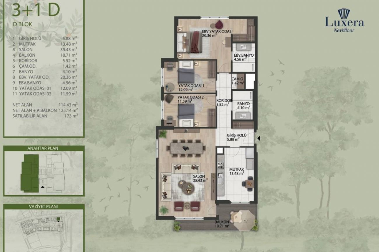 Luxera Nevbahar  Floor Plans, Real Estate, Property, Turkey