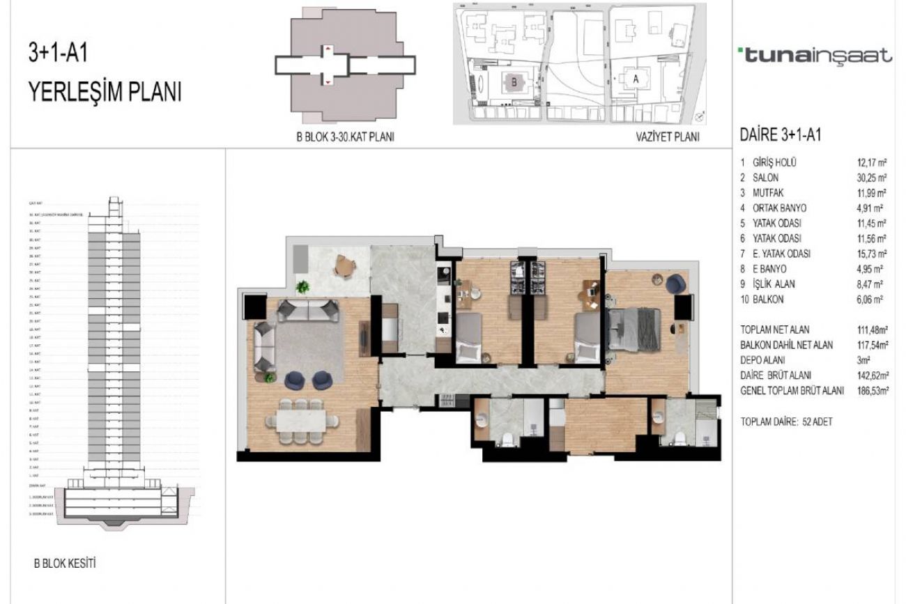 Tuna Park Ataşehir Floor Plans, Real Estate, Property, Turkey