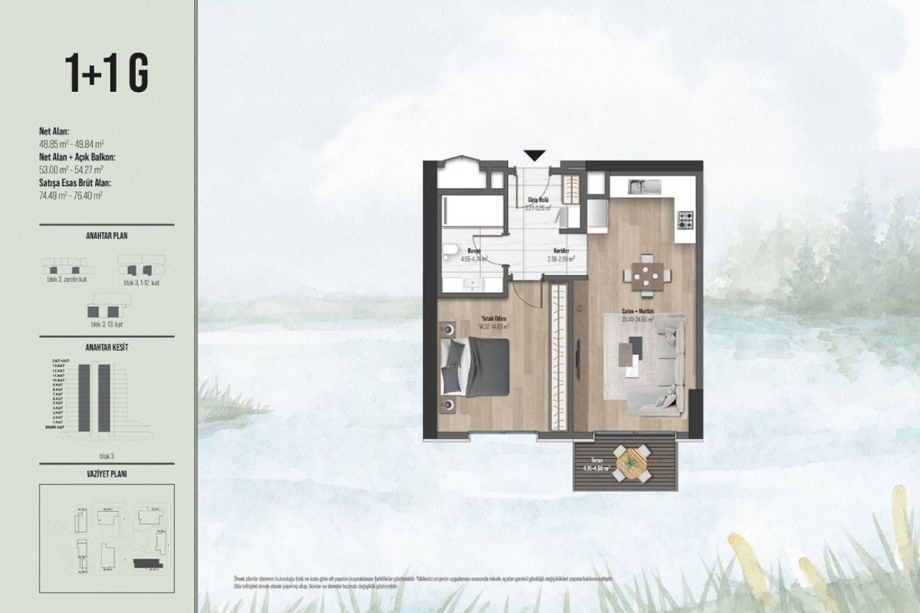 Avrupa Konutları Ata Floor Plans, Real Estate, Property, Turkey