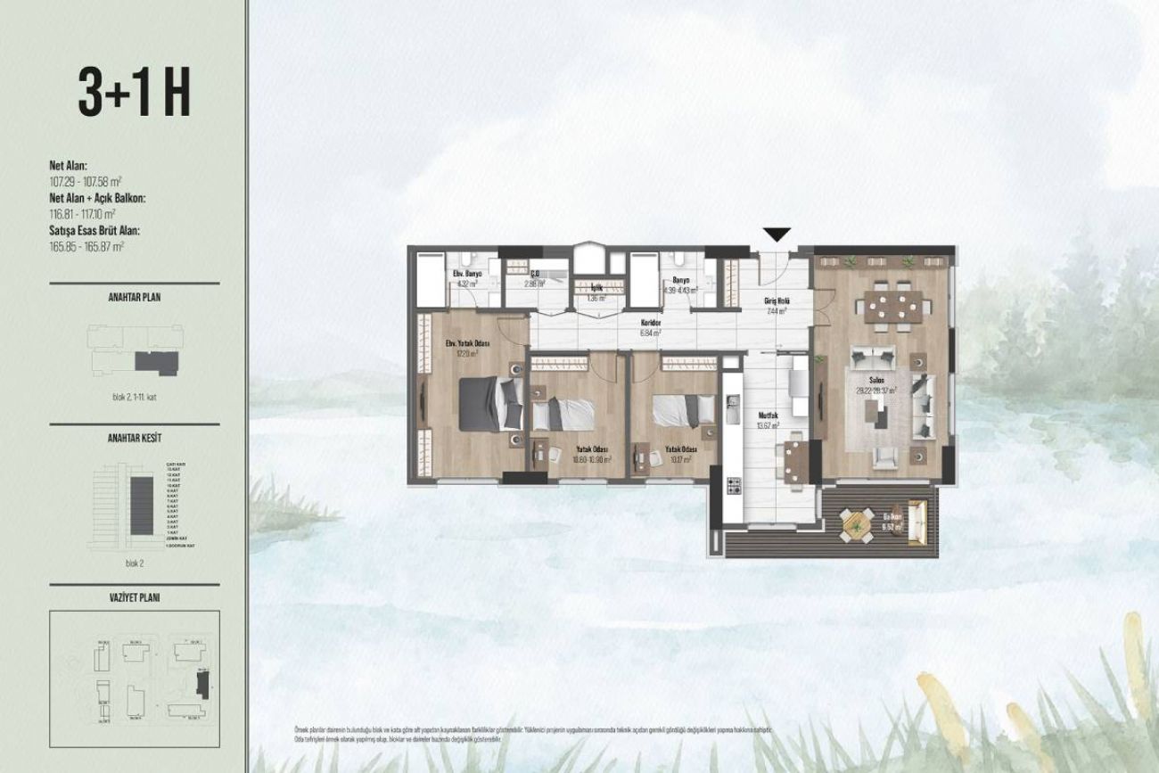 Avrupa Konutları Ata Floor Plans, Real Estate, Property, Turkey