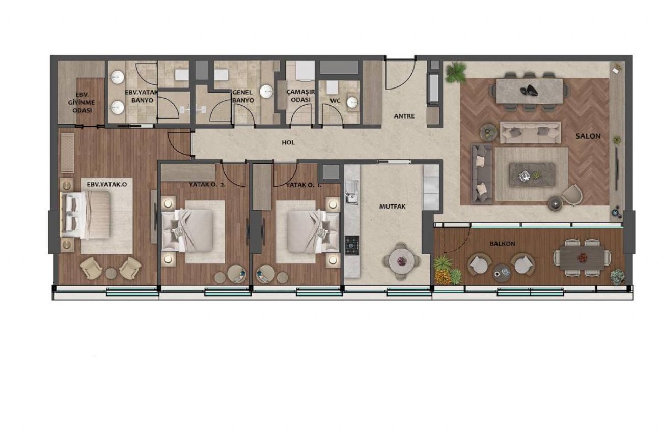 Yedi Mavi Floor Plans, Real Estate, Property, Turkey