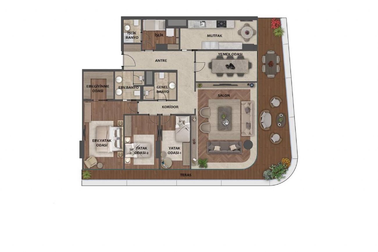 Yedi Mavi Floor Plans, Real Estate, Property, Turkey