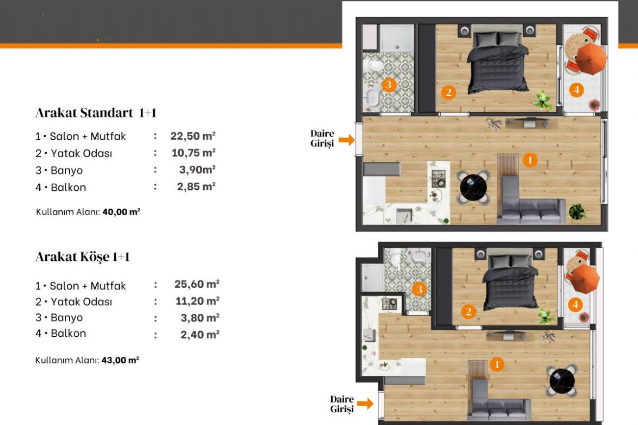 Lara Life Premium Floor Plans, Real Estate, Property, Turkey