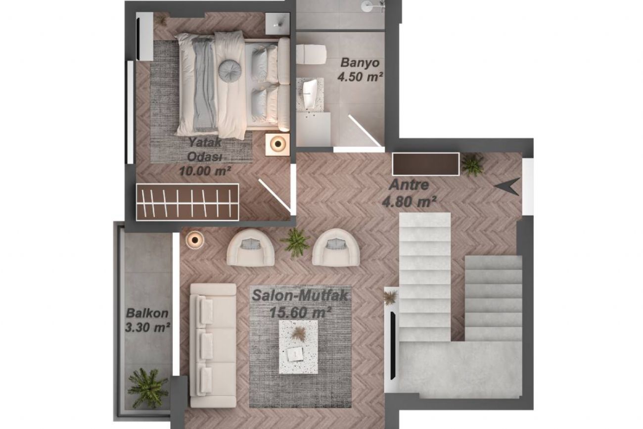 Looks Downtown 2 Floor Plans, Real Estate, Property, Turkey