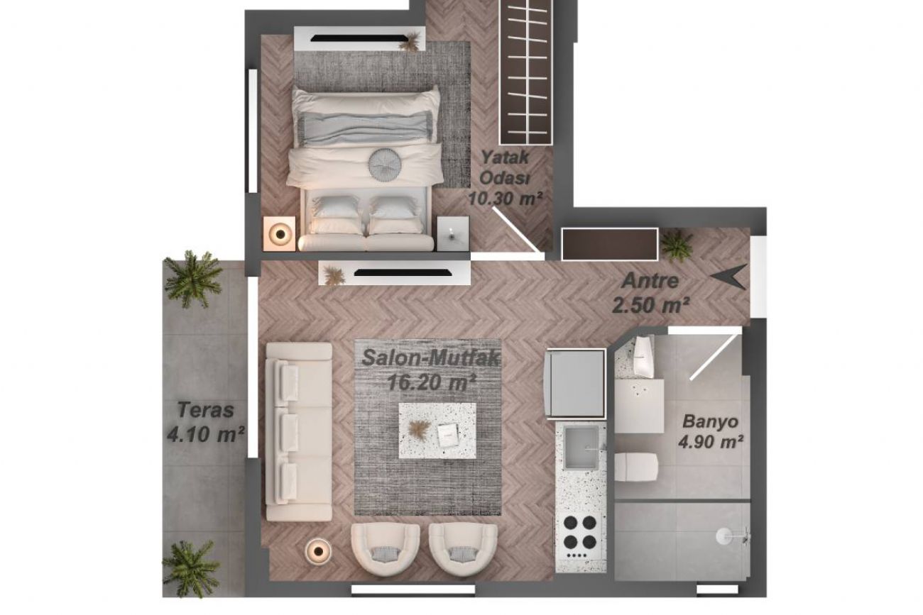 Looks Downtown 2 Floor Plans, Real Estate, Property, Turkey