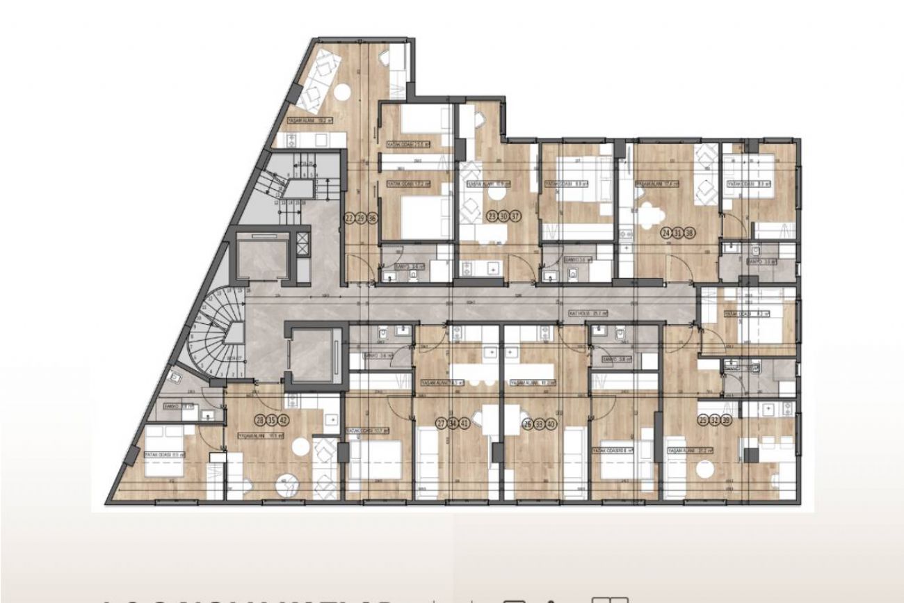 Suit Barbarossa Floor Plans, Real Estate, Property, Turkey