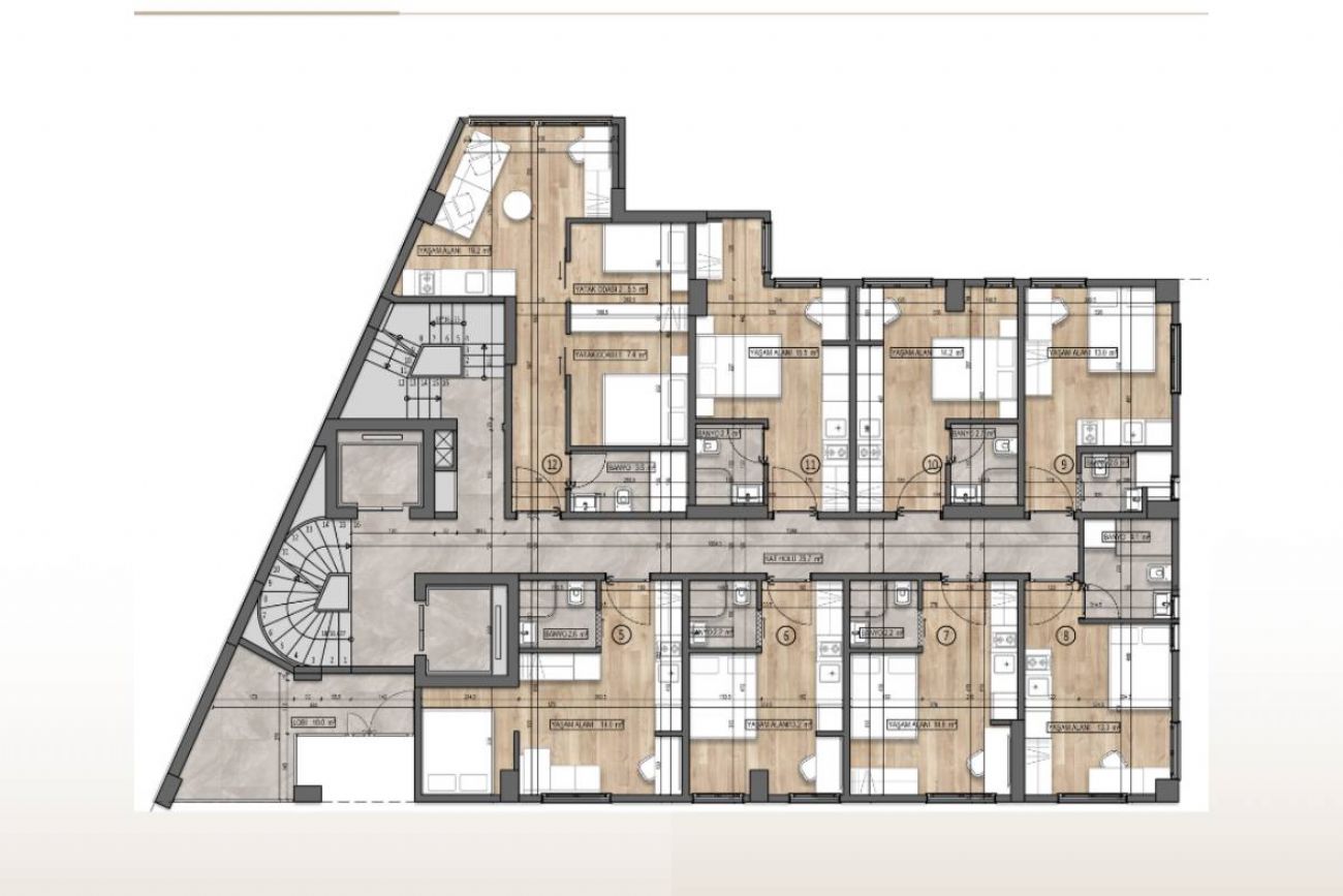 Suit Barbarossa Floor Plans, Real Estate, Property, Turkey