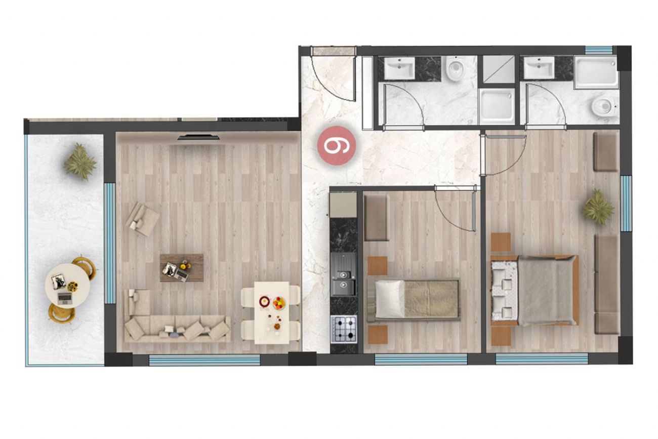 Beyoğlu Residence Floor Plans, Real Estate, Property, Turkey