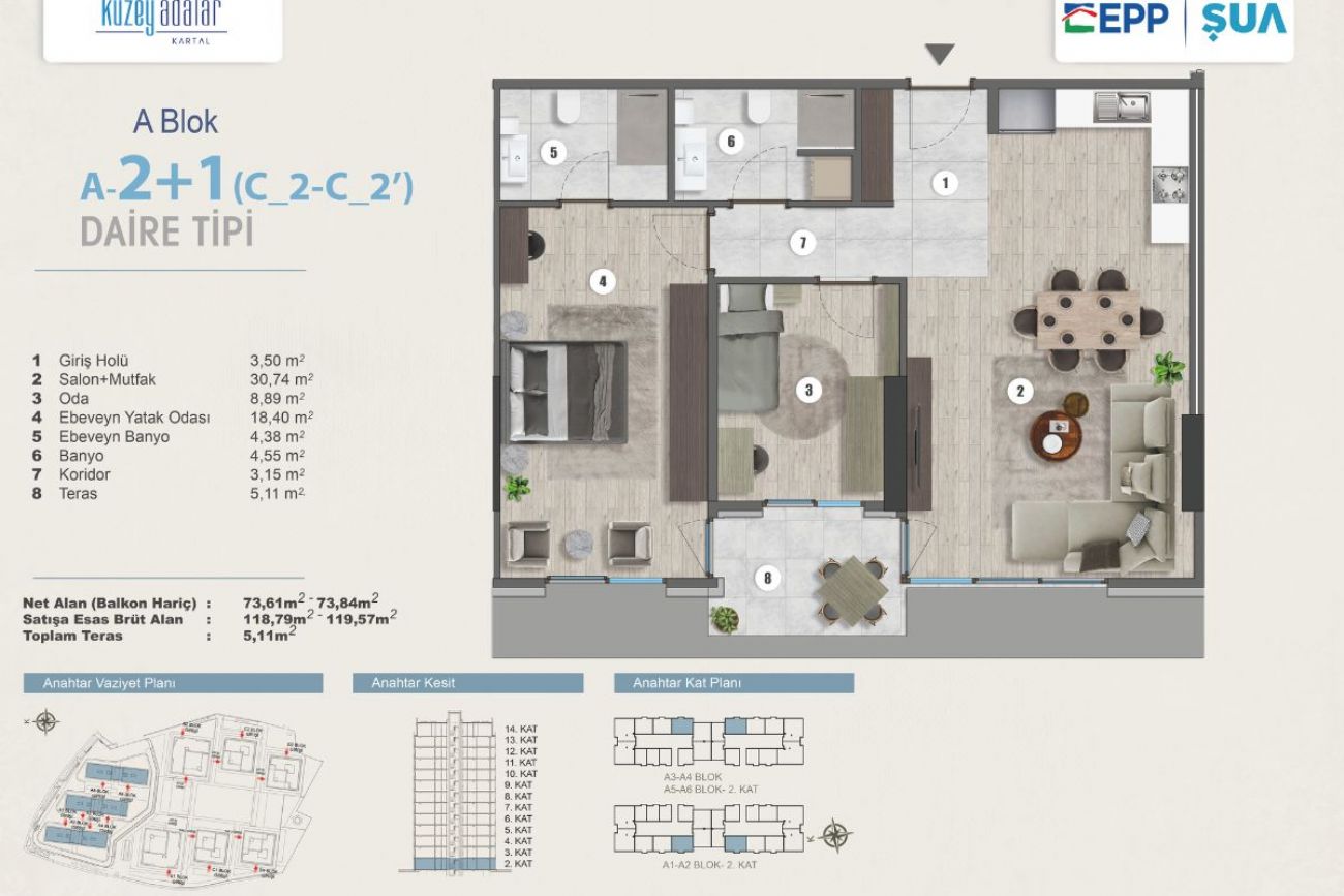Kuzey Adalar Floor Plans, Real Estate, Property, Turkey